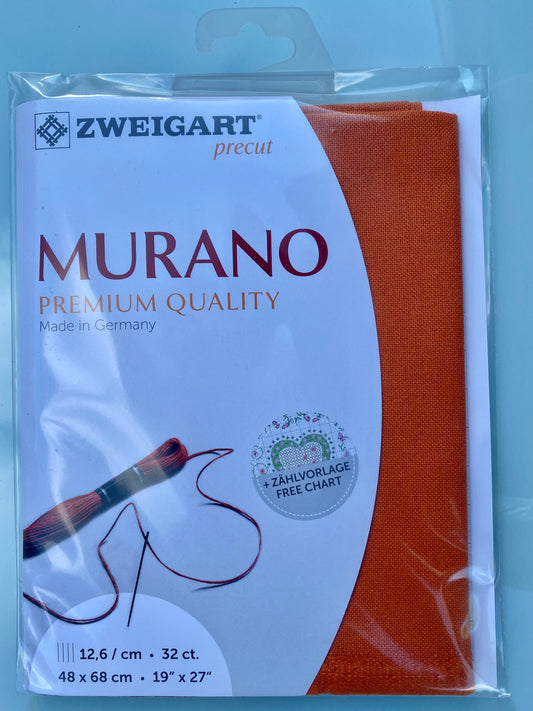 Murano Zweigart 32ct vorgeschnittener Stoff – Farbe 4010