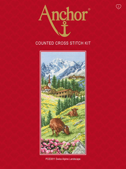 Información Kit Bordado en punto de cruz de los alpes suizos de Anchor