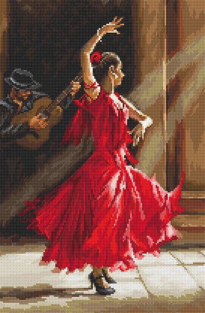 Kit de Punto de Cruz Letistitch "Flamenco" - L8023