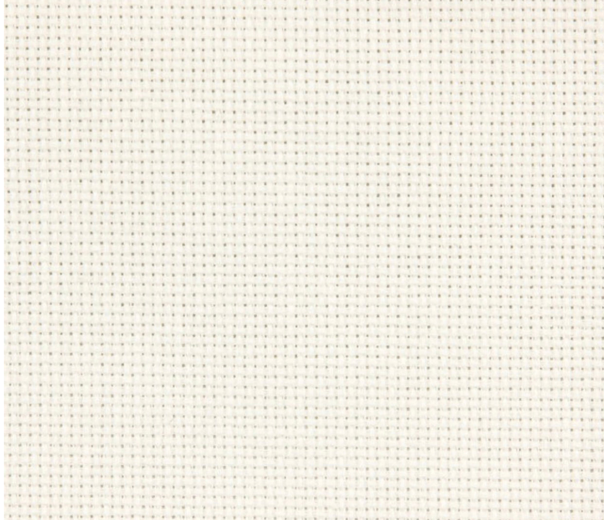 AIDA-Stoff 16ct Farbe 101 (Weiß) - Zweigart