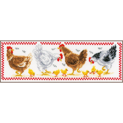 Kreuzstichset „Hühner“ – PN0011395